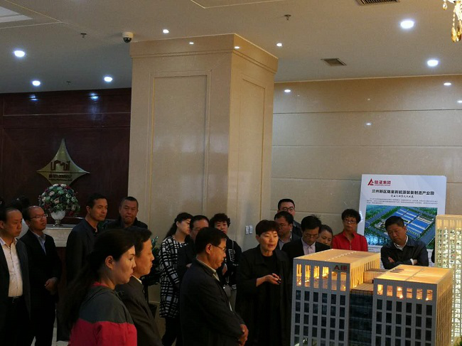 蘭州高新區(qū)領(lǐng)導蒞臨調(diào)研園區(qū)建設(shè)